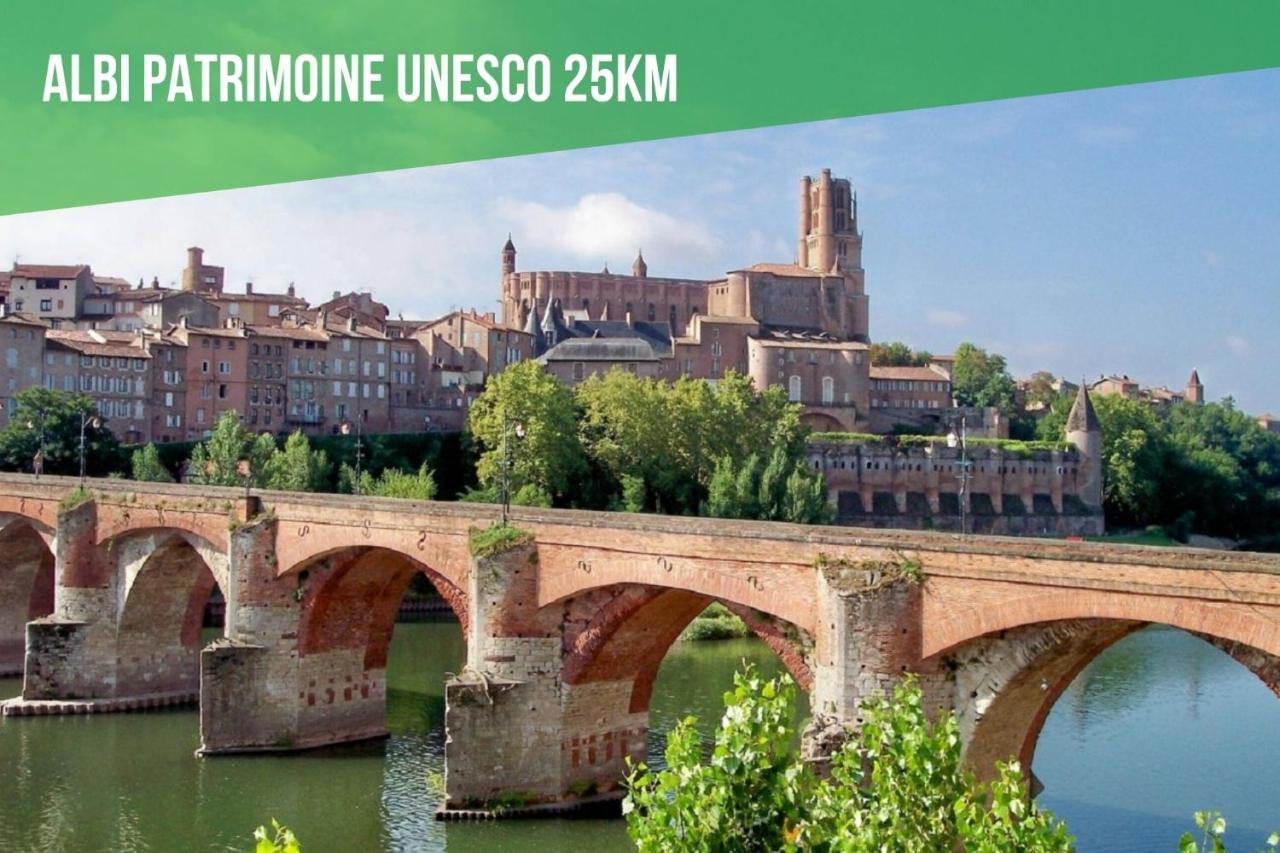 Le Gite Nature Bien-Etre Piscine Chauffee Privee Du Tarn Entre Toulouse Et Albi & Les Cottages Du Tarn Peyrole Zewnętrze zdjęcie