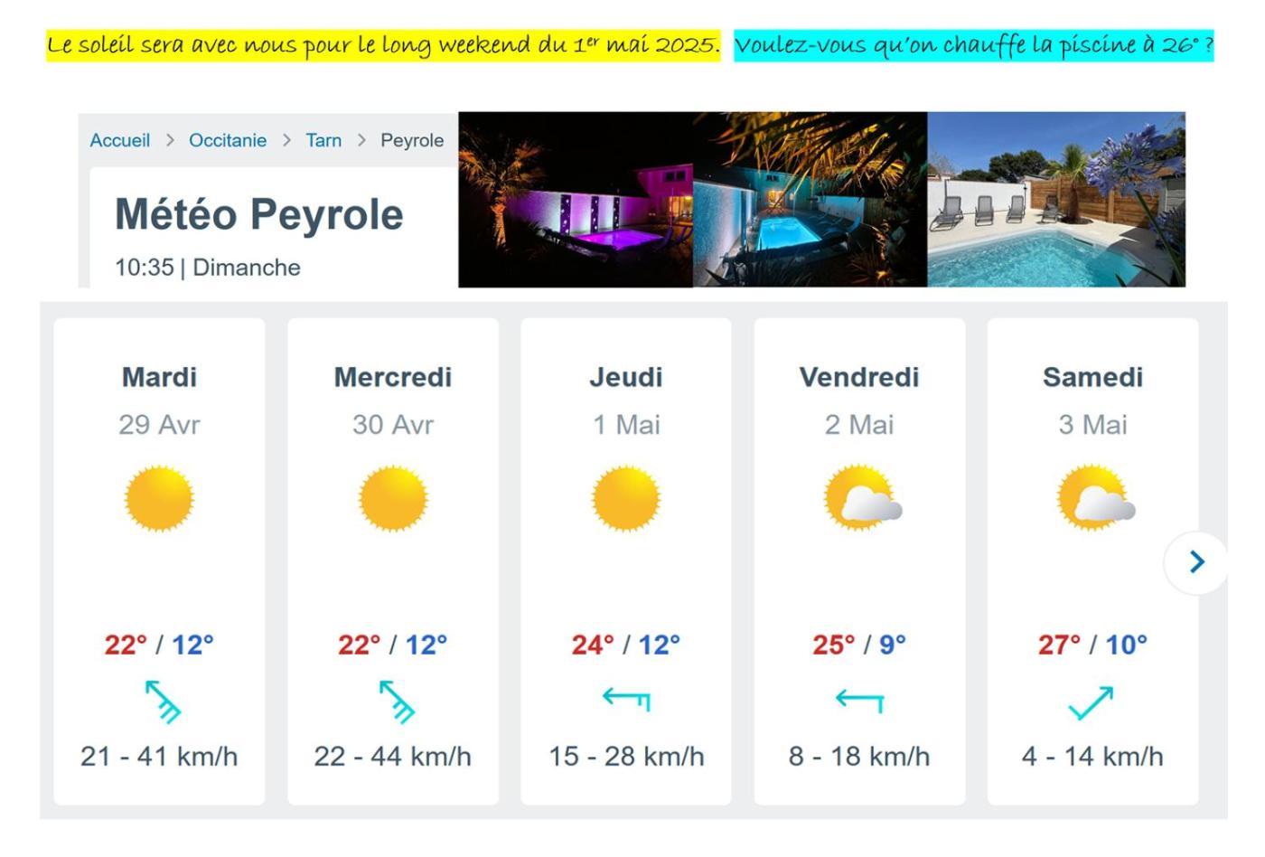 Le Gite Nature Bien-Etre Piscine Chauffee Privee Du Tarn Entre Toulouse Et Albi & Les Cottages Du Tarn Peyrole Zewnętrze zdjęcie